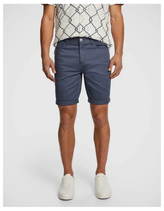 yd. Herston Chino Short in Blue Smoke