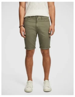 yd. Herston Chino Shorts in Khaki Green