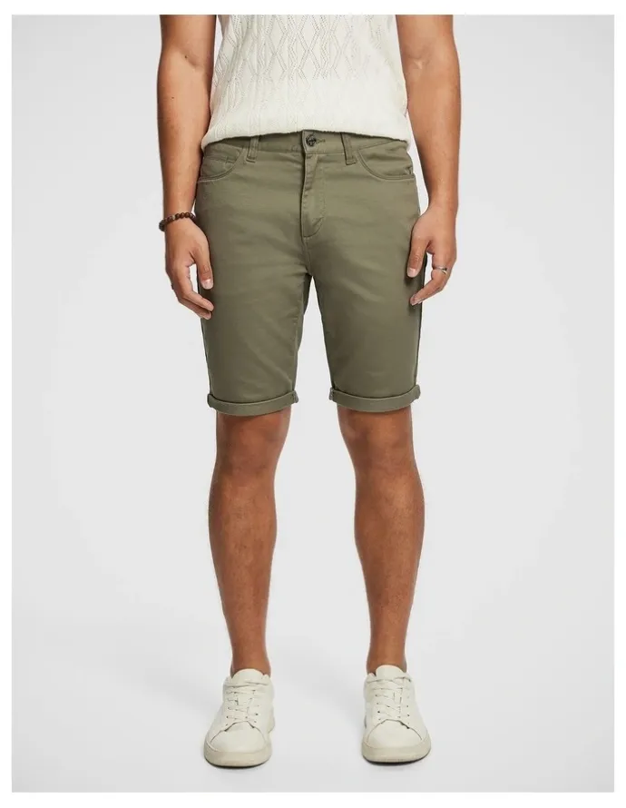 yd. Herston Chino Shorts in Khaki Green