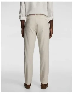 yd. Huxley Linen Blend Chino in Cream