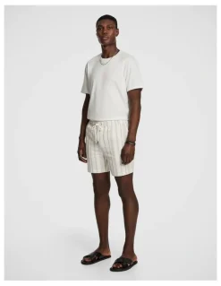 yd. Island Stripe Short in Natural