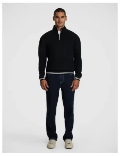 yd. Jett 1/4 Zip Sweatshirt in Black