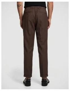 yd. Kent Cropped Chinos in Chocolate