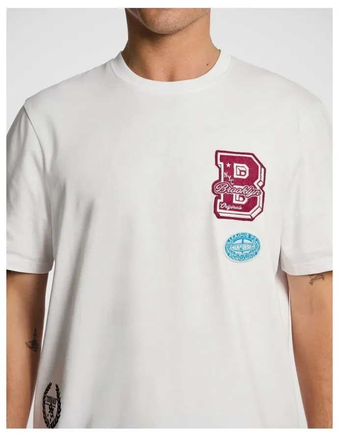 yd. Kian Relaxed Tee in White