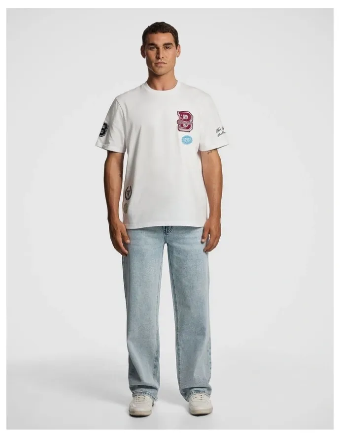 yd. Kian Relaxed Tee in White