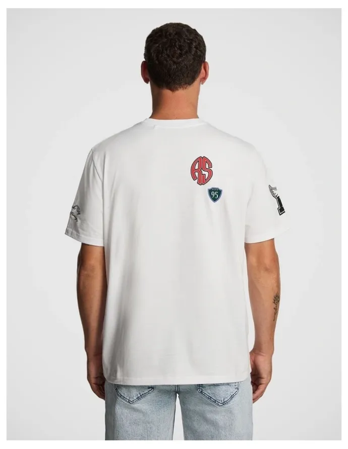 yd. Kian Relaxed Tee in White