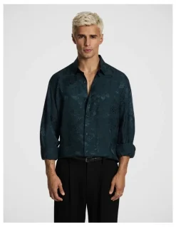 yd. Kingly Shirt in Teal