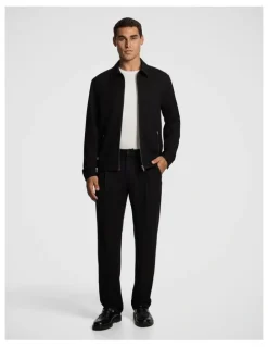 yd. Lennox Smart Zip Jacket in Black