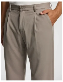 yd. Lennox Wide Chino in Stone