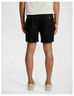 yd. Manta Linen Short in Black
