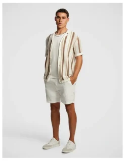 yd. Manta Linen Short in White