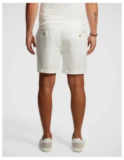 yd. Manta Linen Short in White