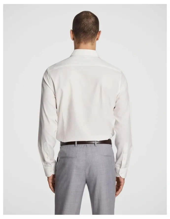 yd. Marco Slim Fit Dress Shirt in White