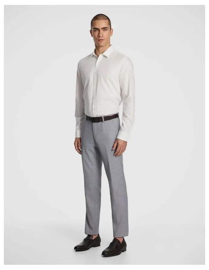 yd. Marco Slim Fit Dress Shirt in White