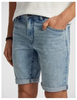 yd. Maxwell Denim Short in Light Blue