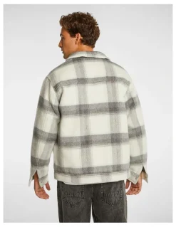 yd. Oliver Check Jacket in Natural