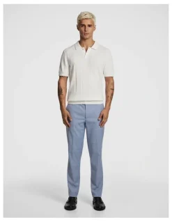 yd. Pembroke Slim Dress Pant in Light Blue
