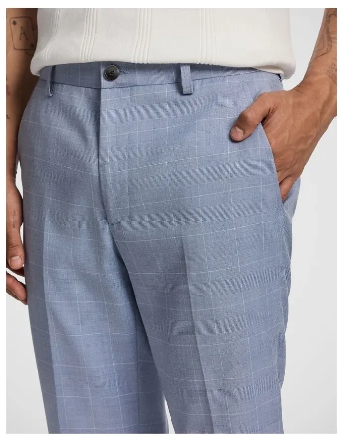 yd. Pembroke Slim Dress Pant in Light Blue