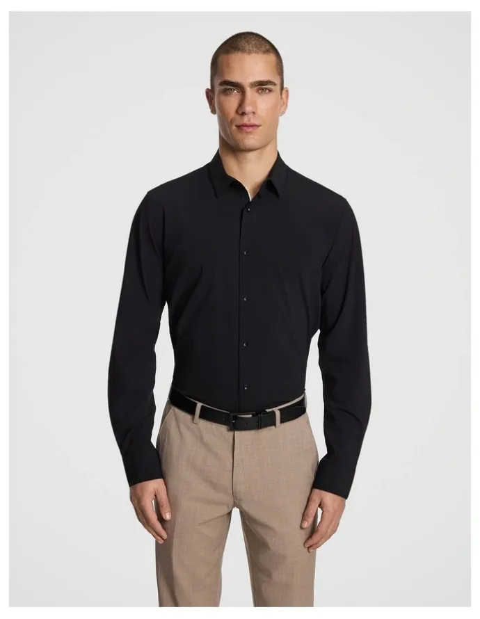 yd. Phelps Slim Shirt in Black
