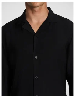yd. Roman Shirt in Black
