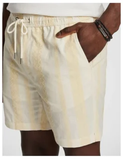yd. Sanders Stripe Shorts in Yellow
