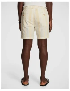 yd. Sanders Stripe Shorts in Yellow