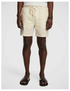 yd. Sanders Stripe Shorts in Yellow