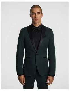 yd. Shelby Slim Tuxedo Jacket in Forest