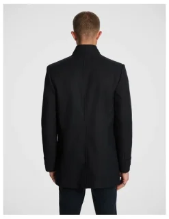 yd. Trophy Stretch Textured Dress Jacket in Black
