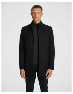yd. Trophy Stretch Textured Dress Jacket in Black