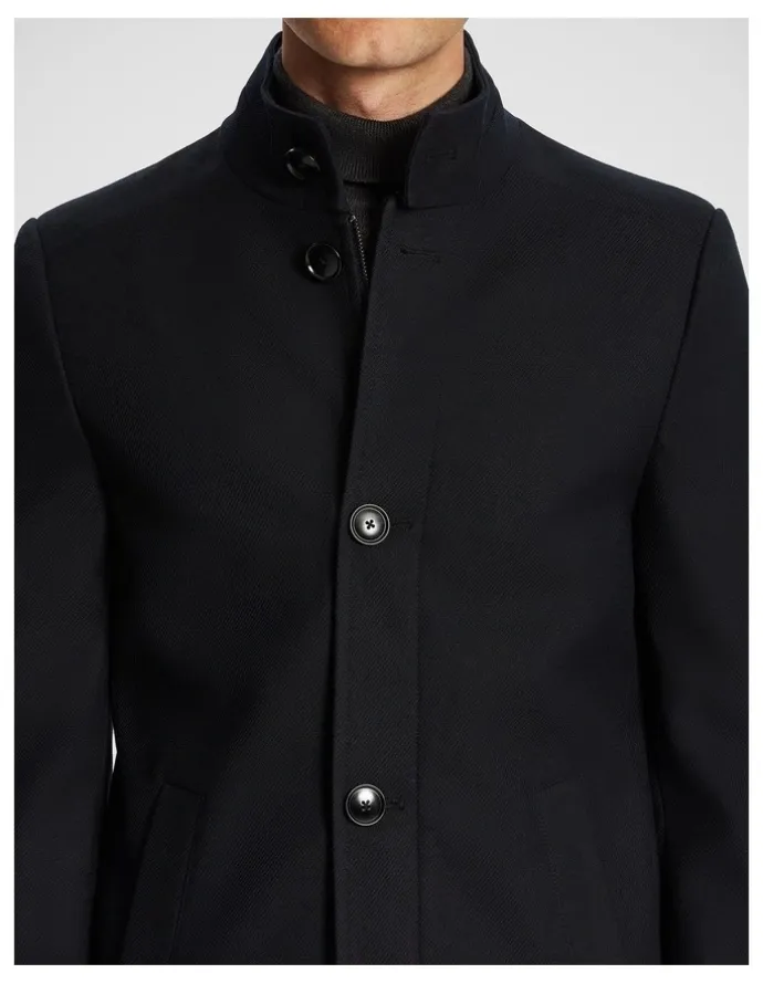 yd. Trophy Stretch Textured Dress Jacket in Black