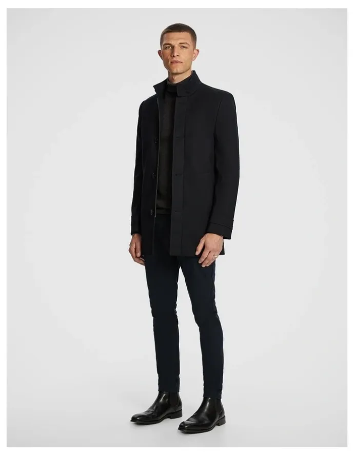 yd. Trophy Stretch Textured Dress Jacket in Black