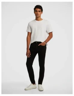 yd. Ulrich Slim Tapered Jeans in Black