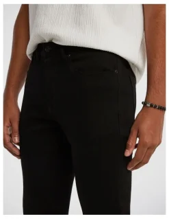 yd. Ulrich Slim Tapered Jeans in Black